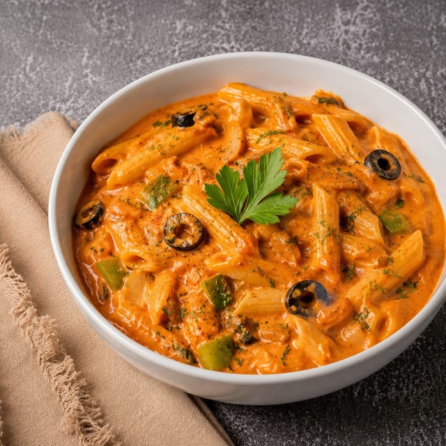 Paneer Pasta.
