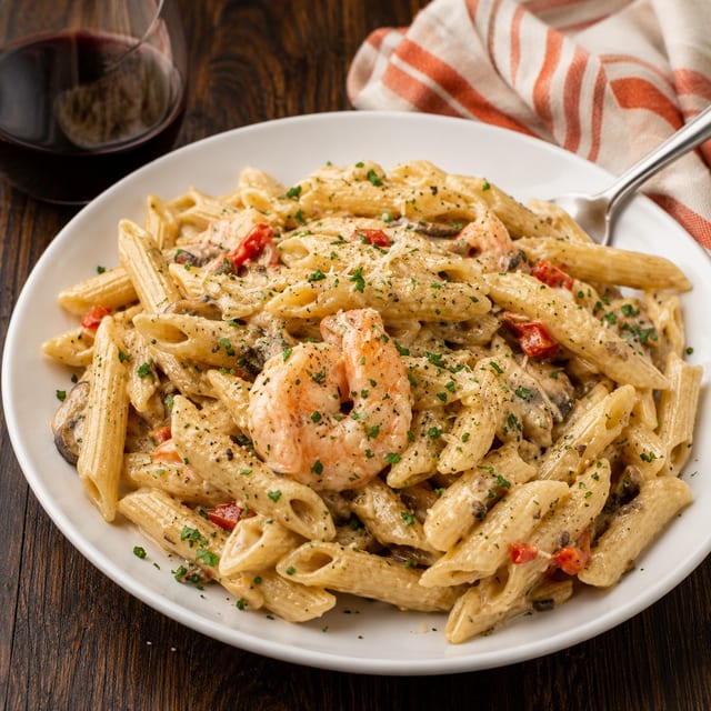 Shrimp Pasta.